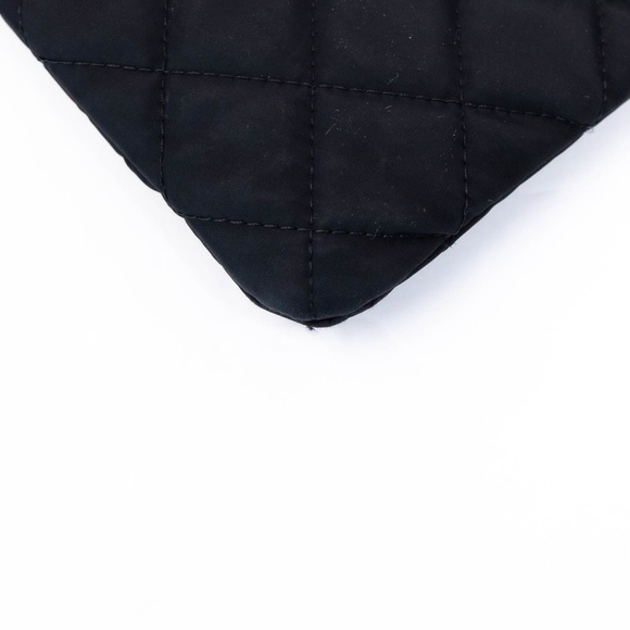 Chanel Nylon Pouch Bag Black SHW - Picture 3 of 11